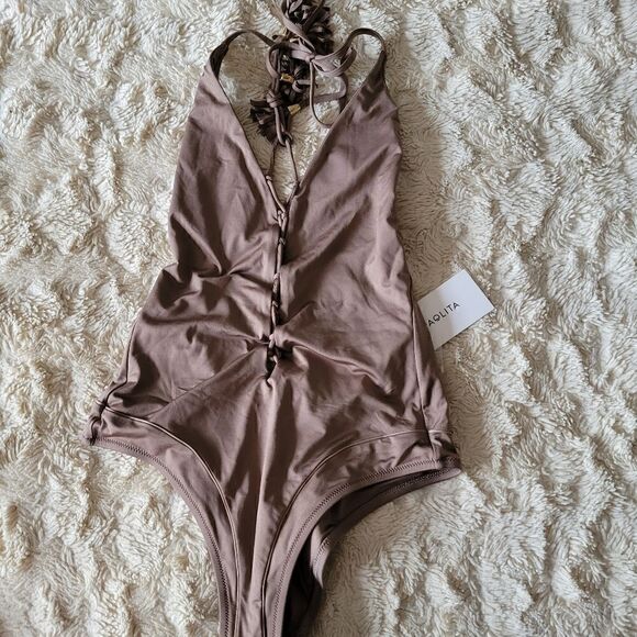 NWT🏷️PAOLITA SIOUXSIE RARE one piece Lace-Up Swimsuit Size Small - Picture 7 of 10